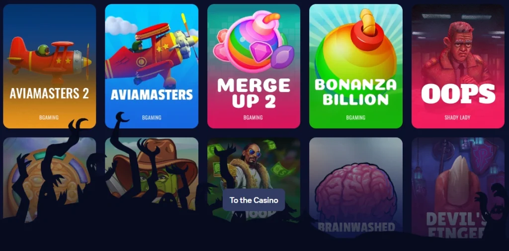 casinia casino Affiliate-Landing-Vorschau